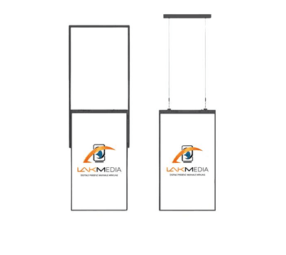 Digital Signage Schaufensterdisplay – Deckenmontage